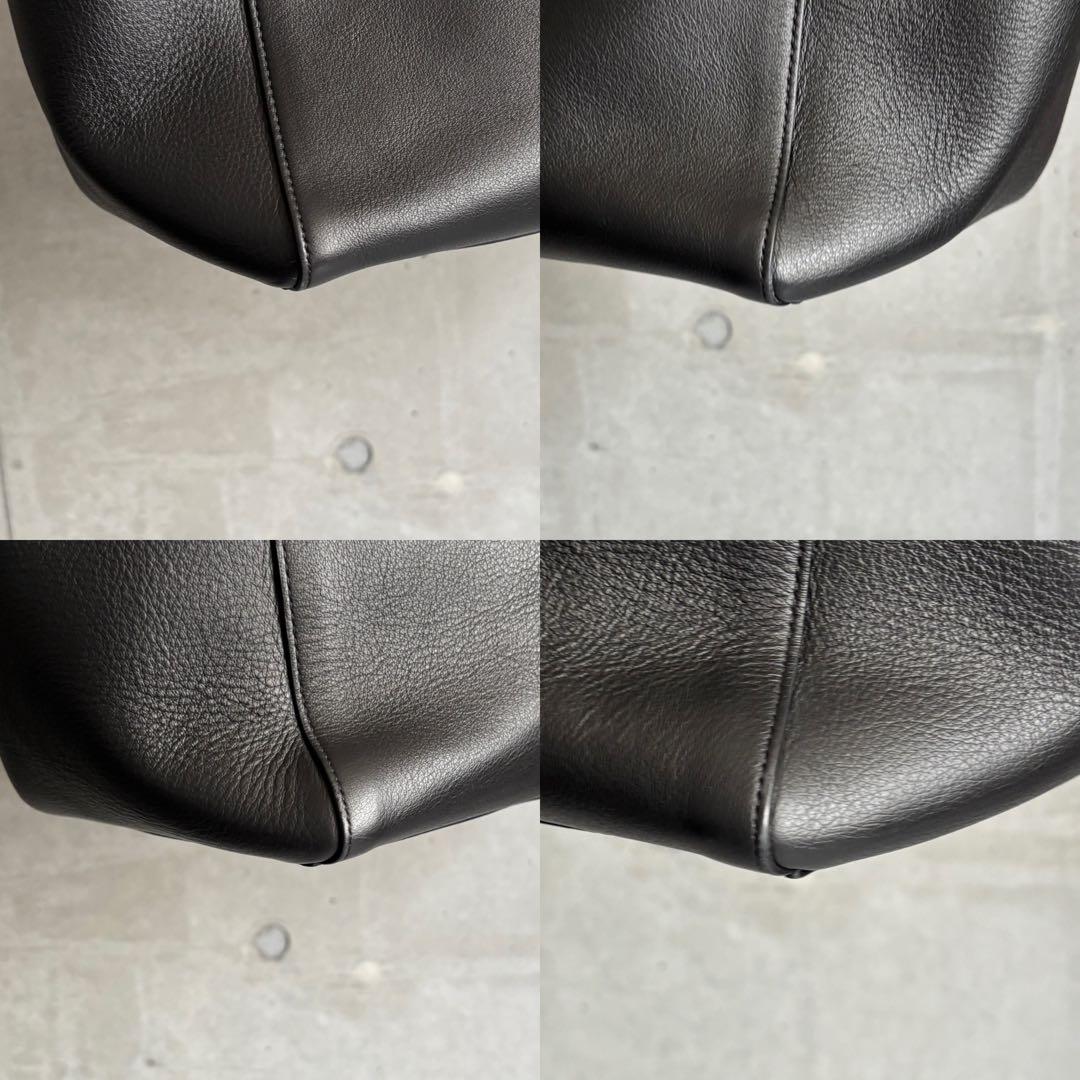 Balenciaga East West Tote Bag Leather Black — view 8