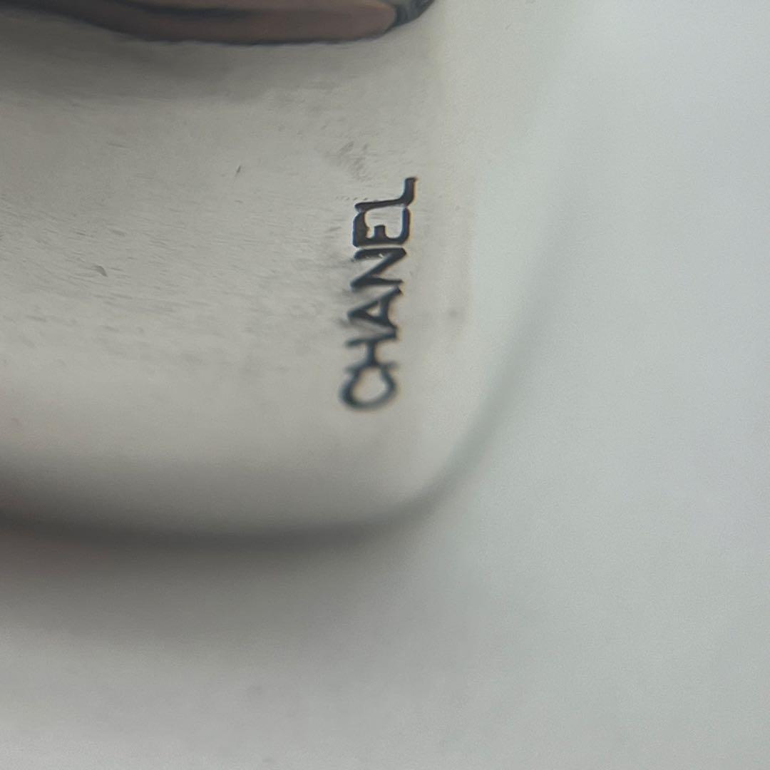Chanel Square Logo Ring Vintage — view 8