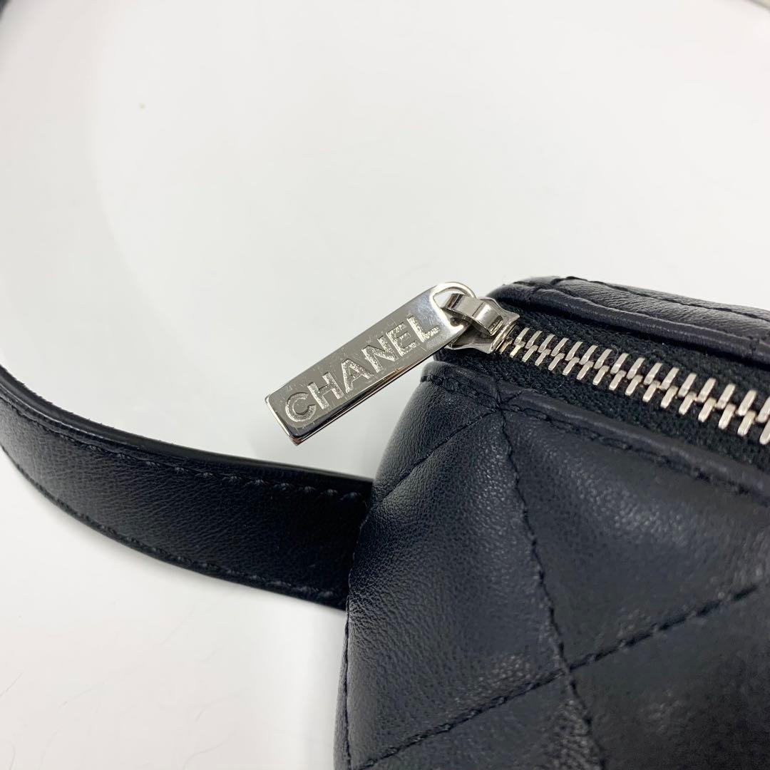 Chanel Uniform CC Logo Quilted Belt Bag Waist