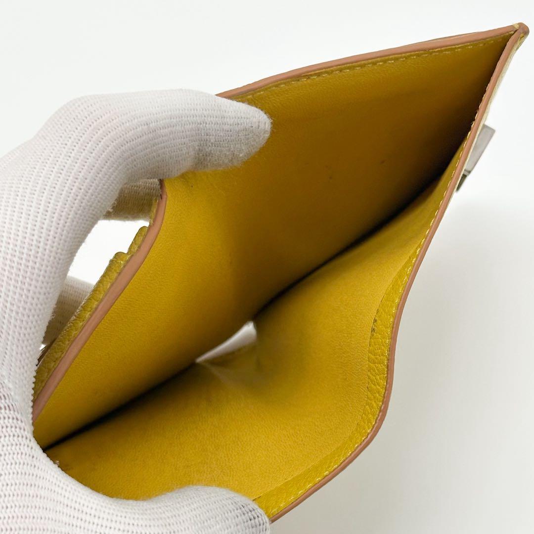 Hermes Bearn Compact Chevre Small Mini Wallet