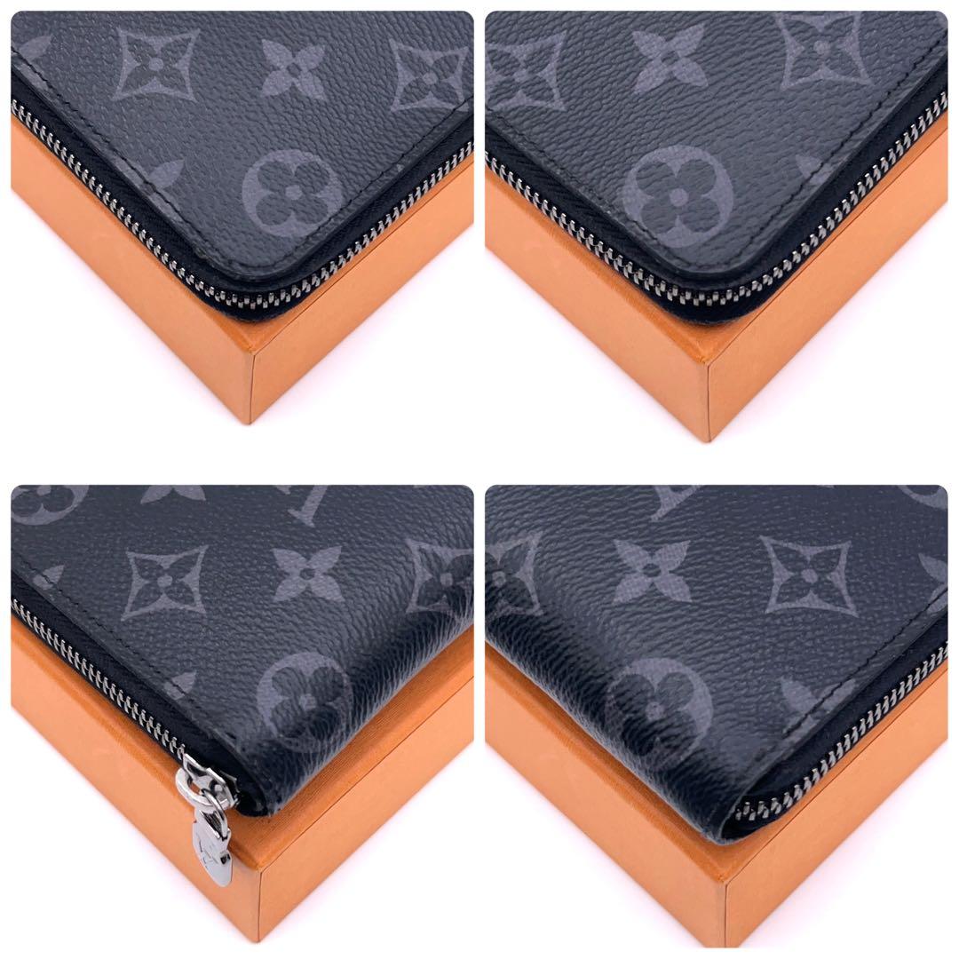 Louis Vuitton Monogram Eclipse Wallet Vertical Black — view 9