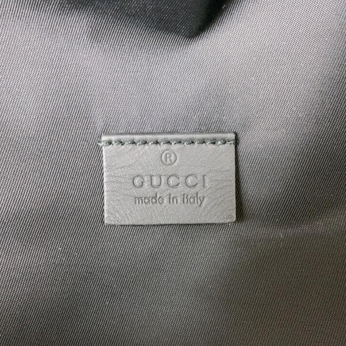 Gucci Guccissima Belt Bag Leather Sherry Line Black — view 9