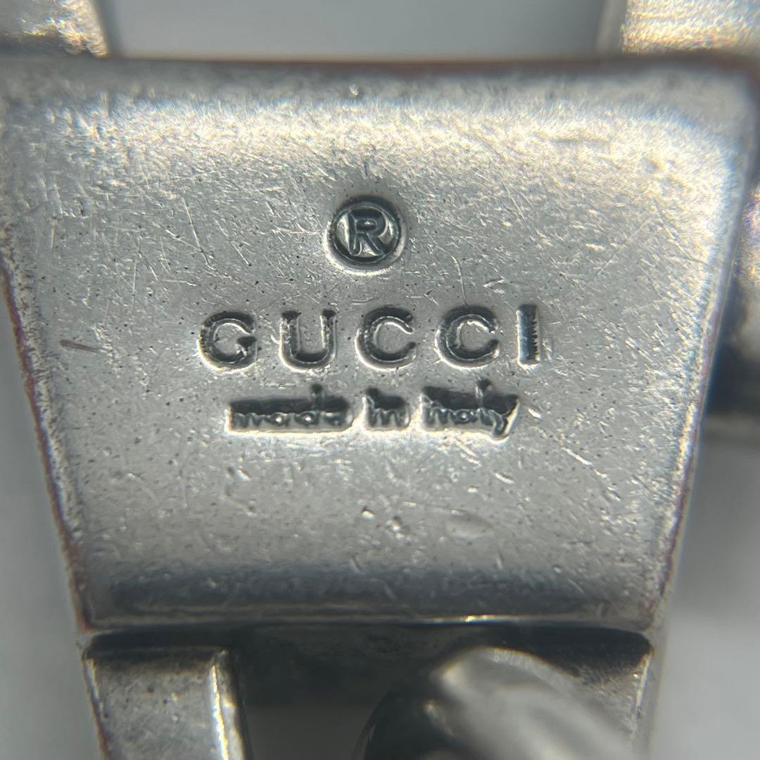 Gucci Anchor Key Ring Silver Color Motif Key Holder — view 9