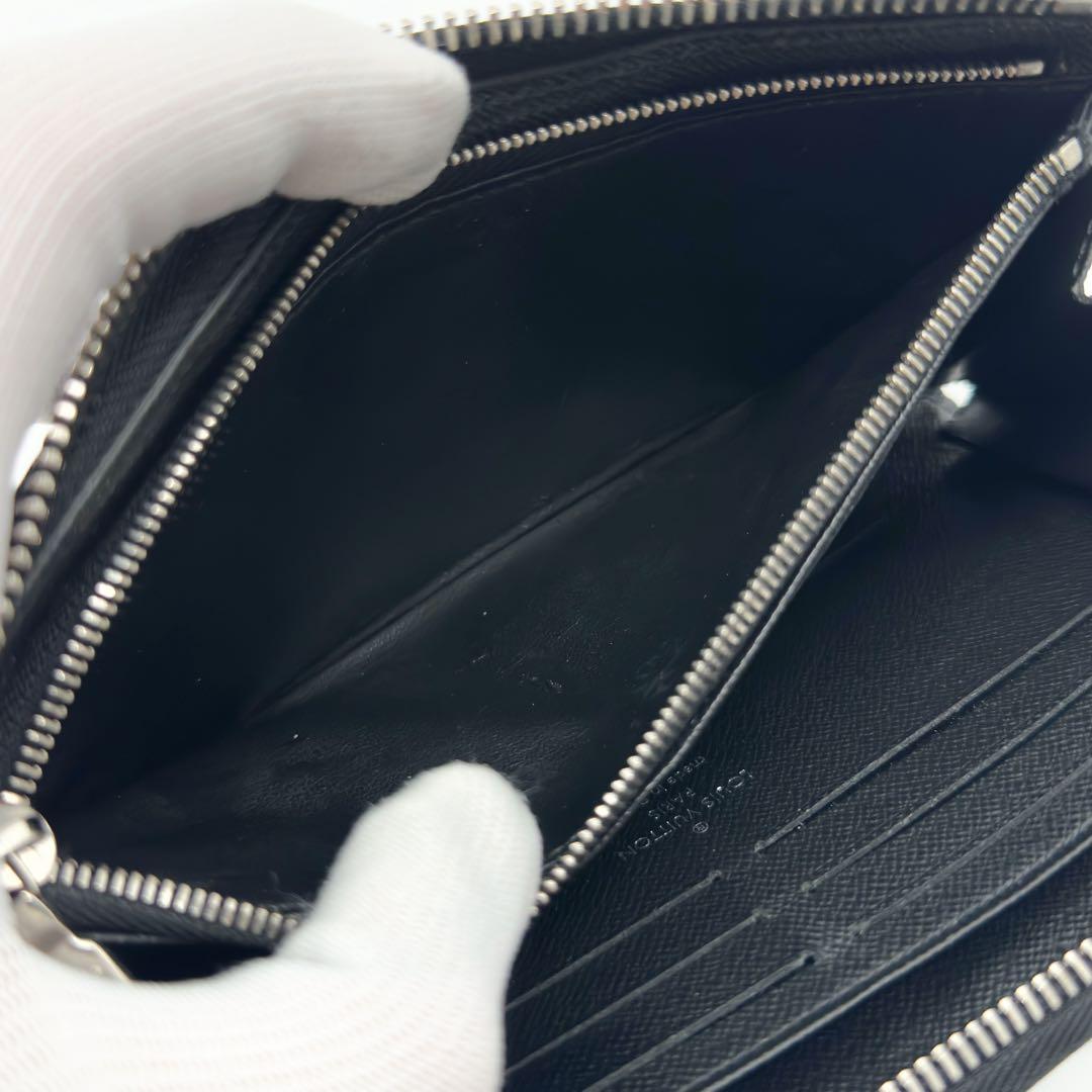 Louis Vuitton Zippy Dragonne Damier Graphite Round Wallet — view 9