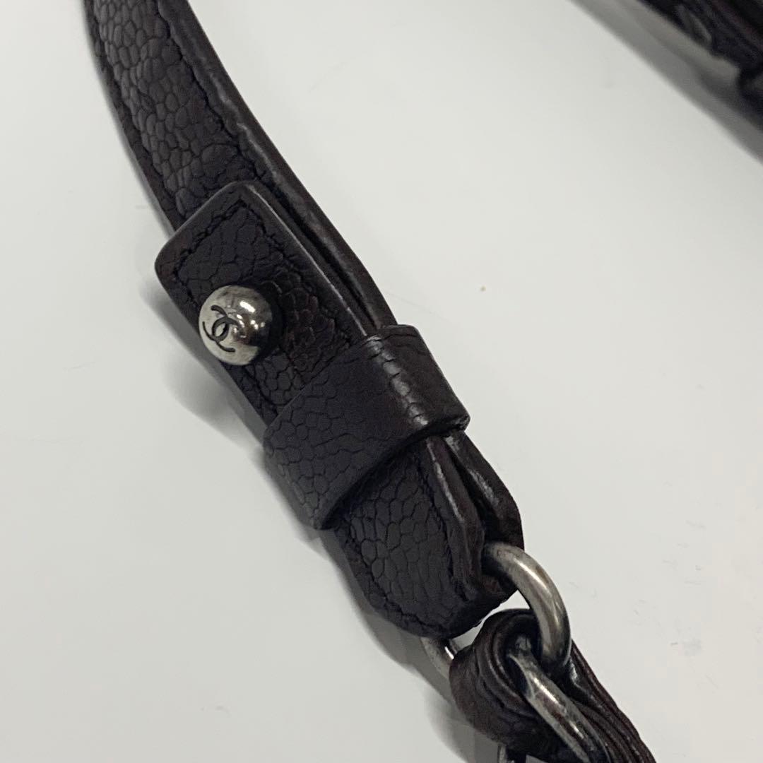 Chanel Chanel Quilted Caviar Leather 2-Way Handbag