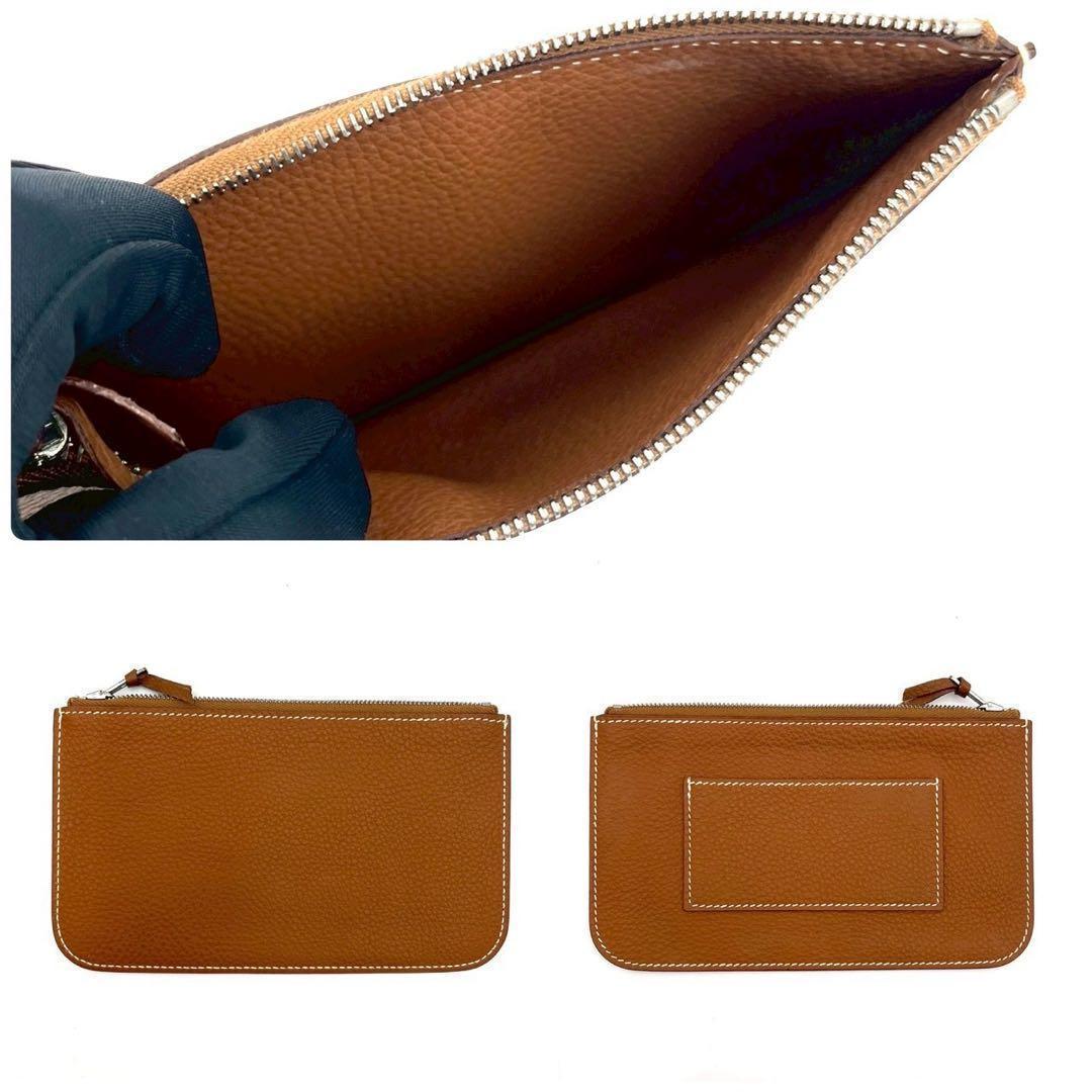 Hermes Dogon GM Togo Leather Wallet Brown Bifold — view 9