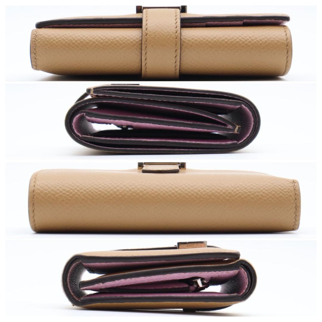 Hermes Bearn Combination Trifold Wallet Veau Epsom — view 9
