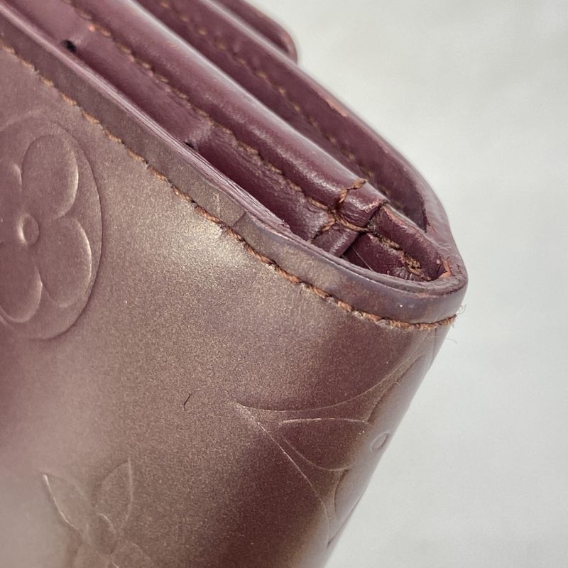 Louis Vuitton Trifold Wallet Monogram Matte Porte Monnaie Vivier Carte Cles Di