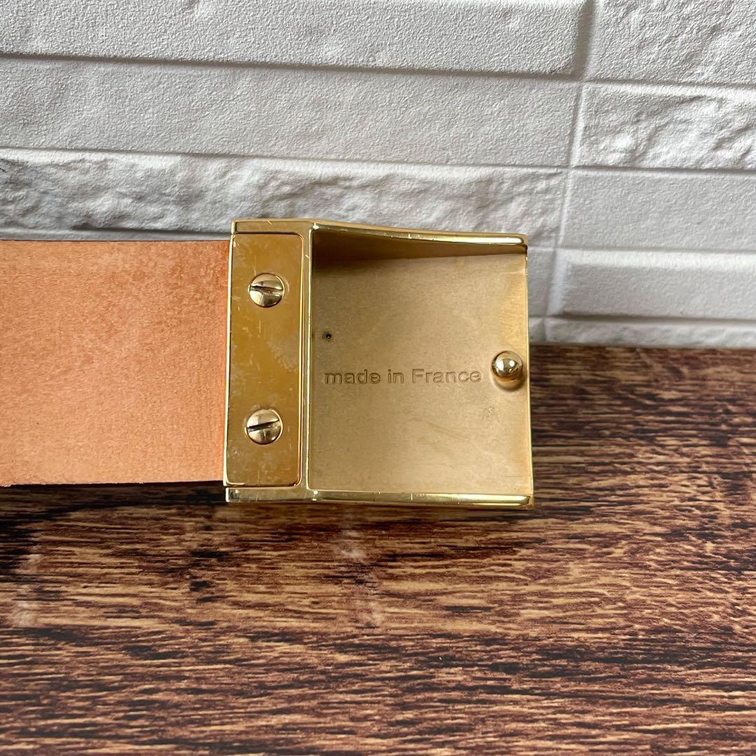 Louis Vuitton Leather Monogram Ceinture Belt Gold — view 8