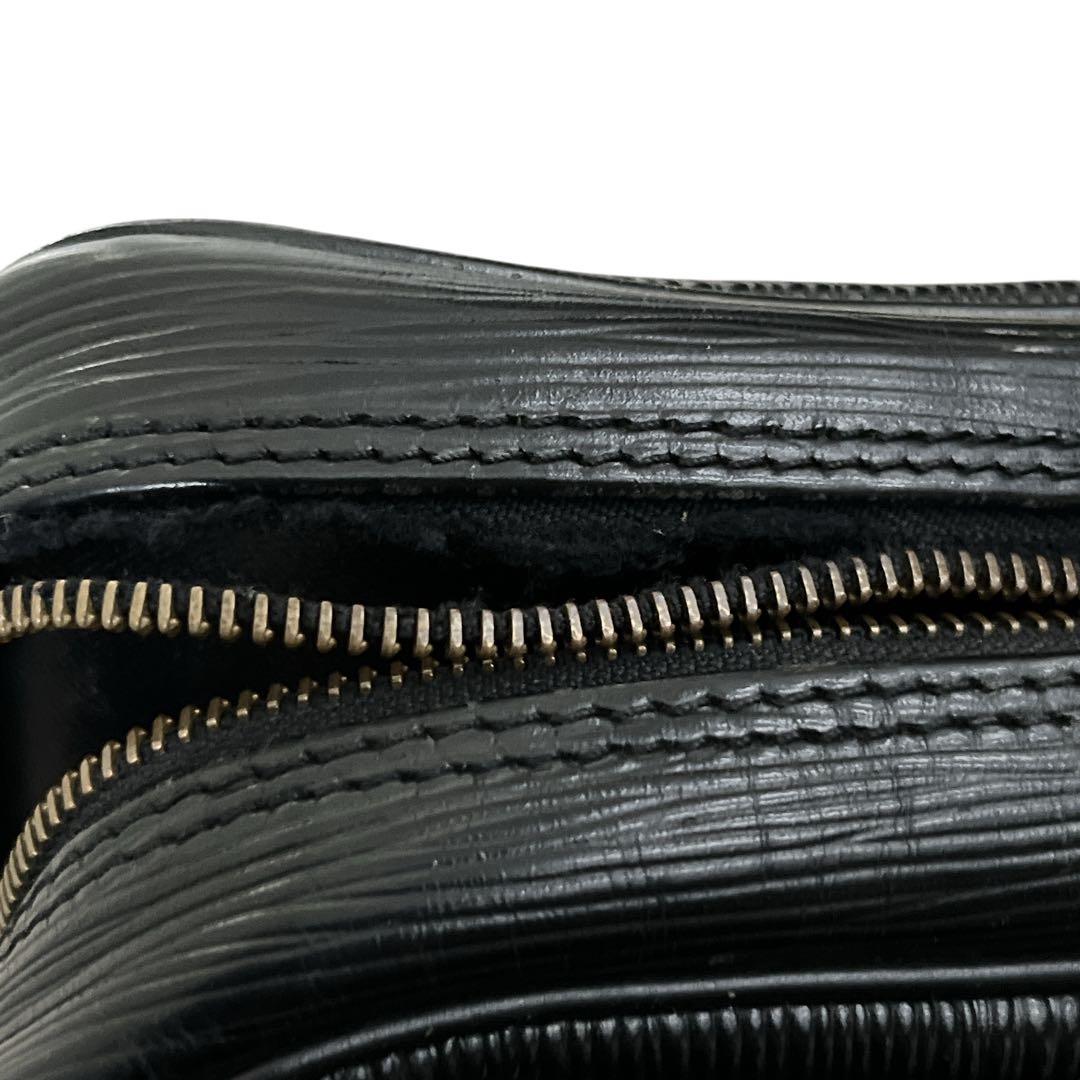 Louis Vuitton Business Bag Porte Documents Voyage Epi A4 Black