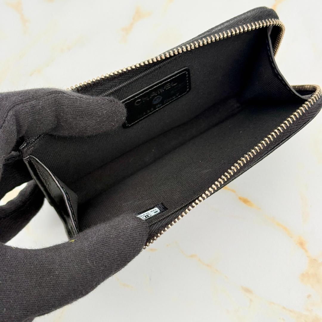Chanel Caviar Leather Fragment Case Shoulder Bag