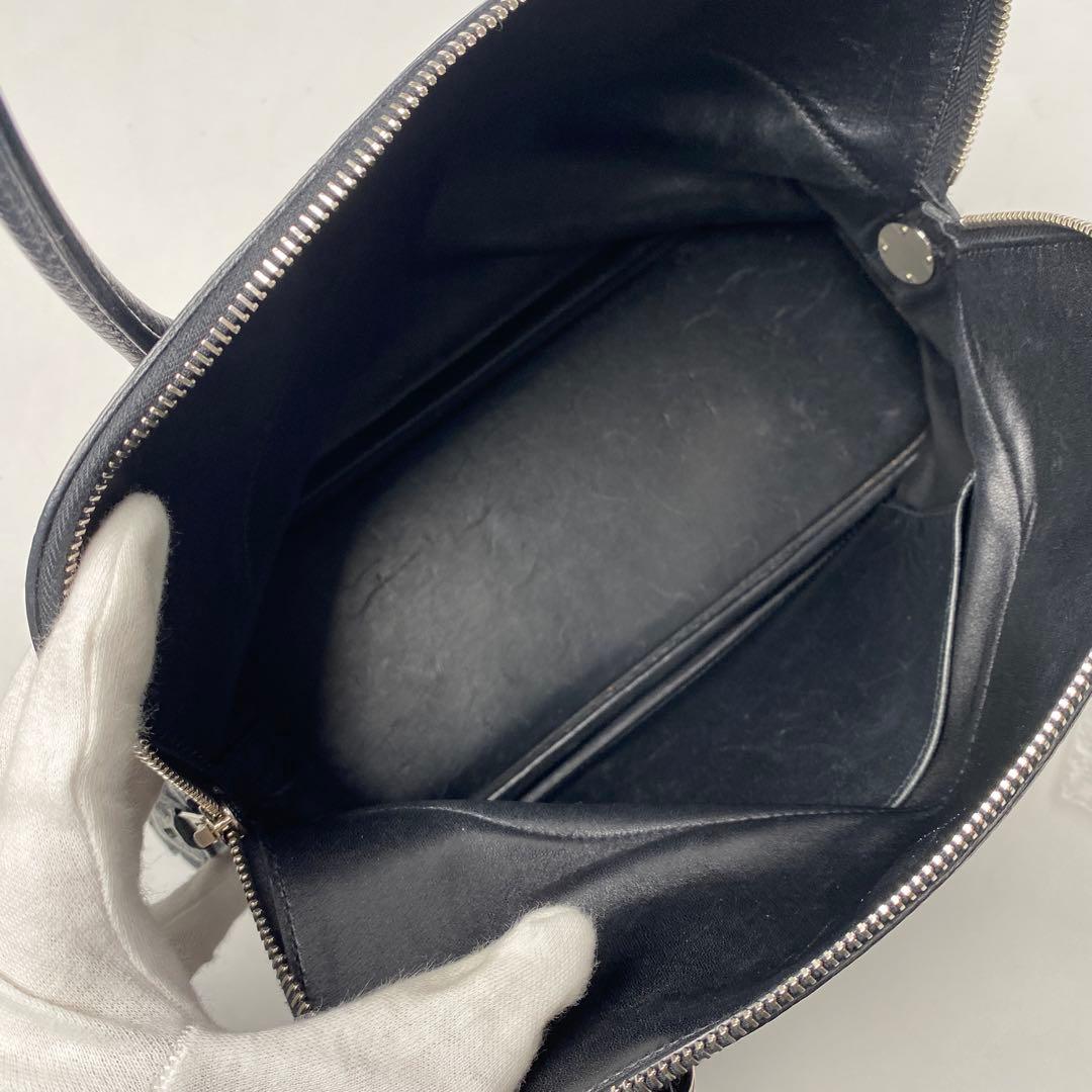 Hermes Bolide 31 Handbag Black Taurillon