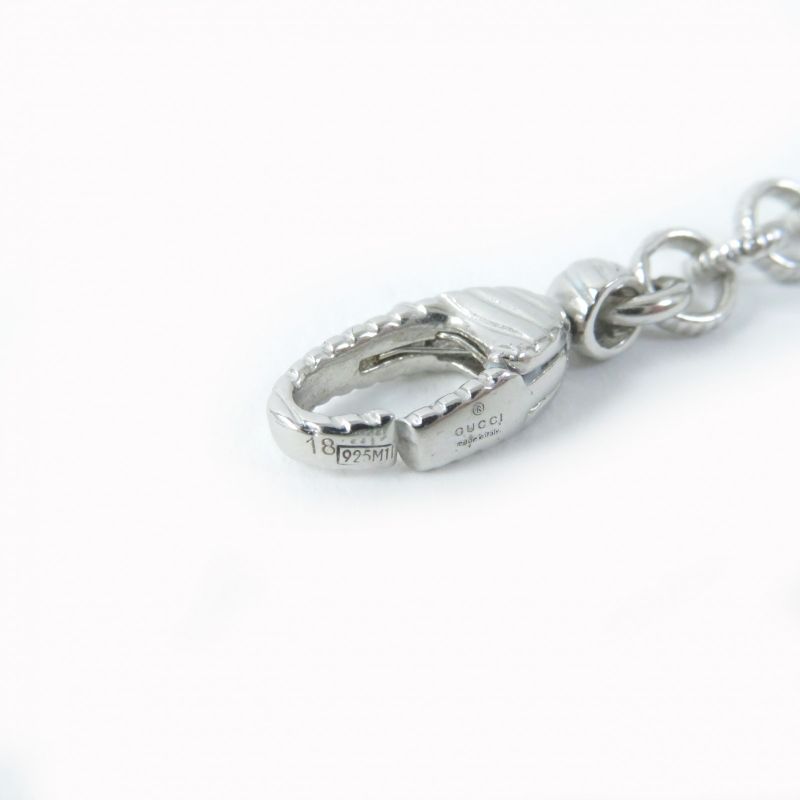 Gucci 433499 BEE Coin Interlocking G Ag925 Accessory Bracelet