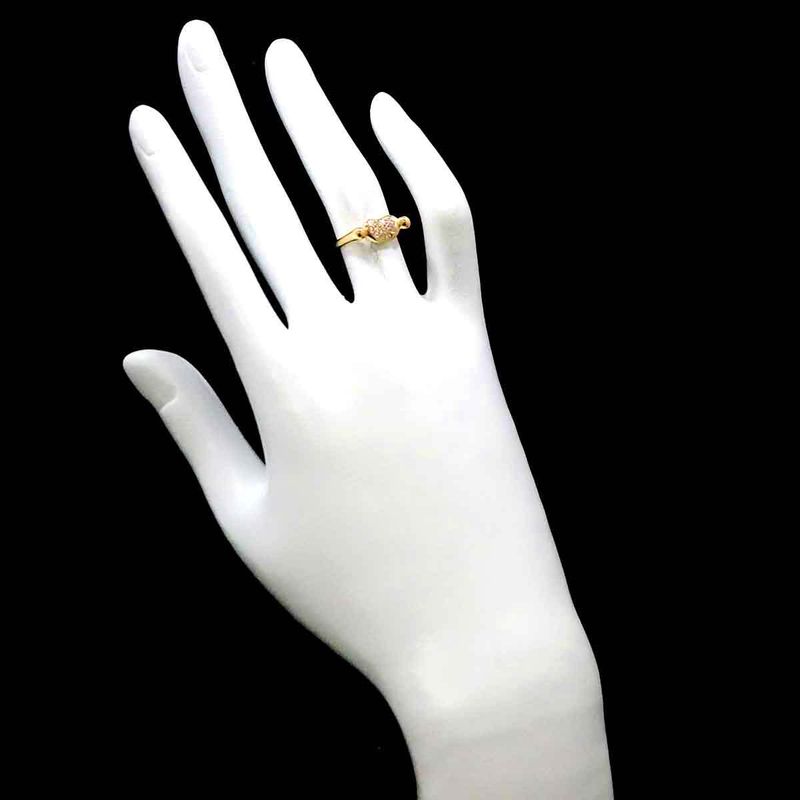 Tiffany & Co Tiffany & Co Bean #11 Ring Diamond 18K YG Yellow Gold 750 Ring