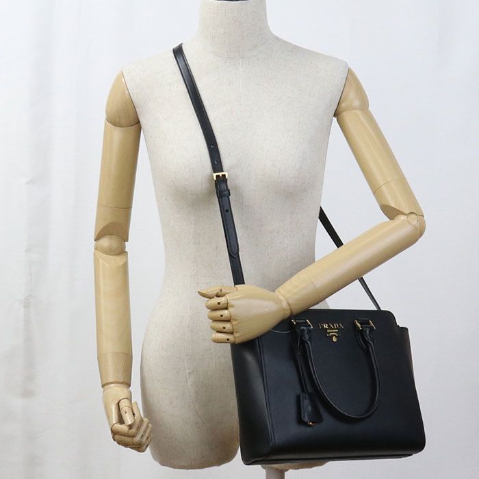 Prada 2WAY Saffiano Leather Pr92653 Handbag 2WAY Handbag Womens