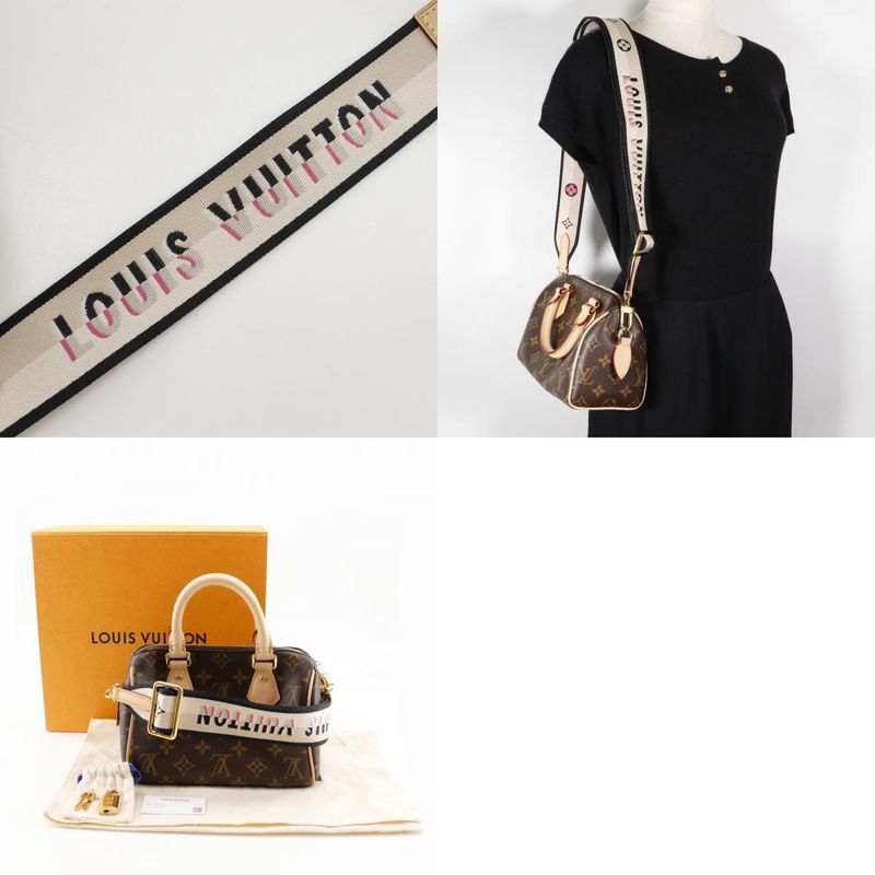 Louis Vuitton Speedy Bandoliere 20 2WAY Shoulder M46234 Monogram Canvas Noir