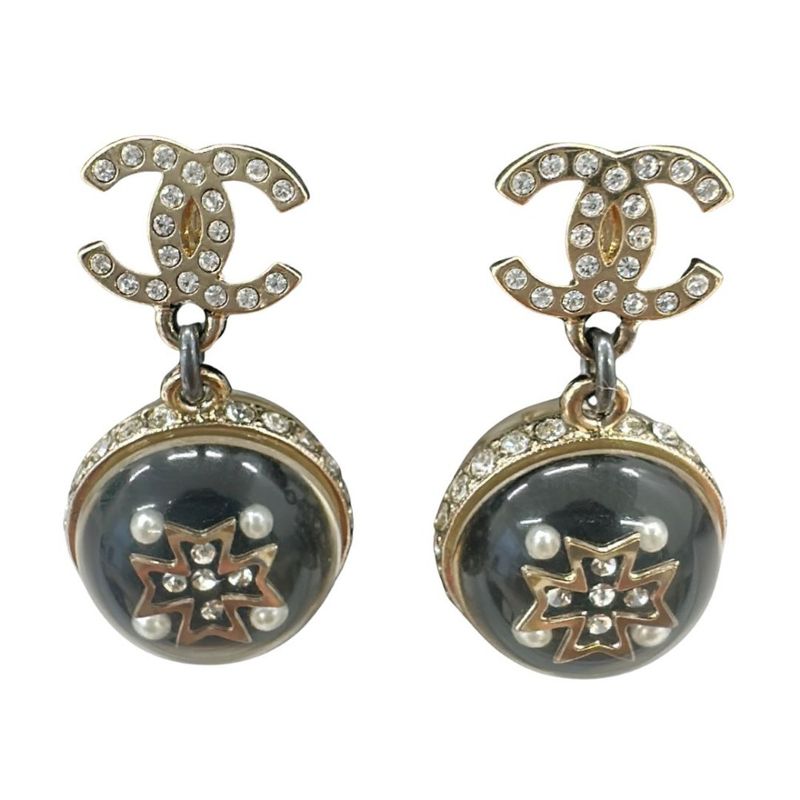 Chanel Crystal Earrings