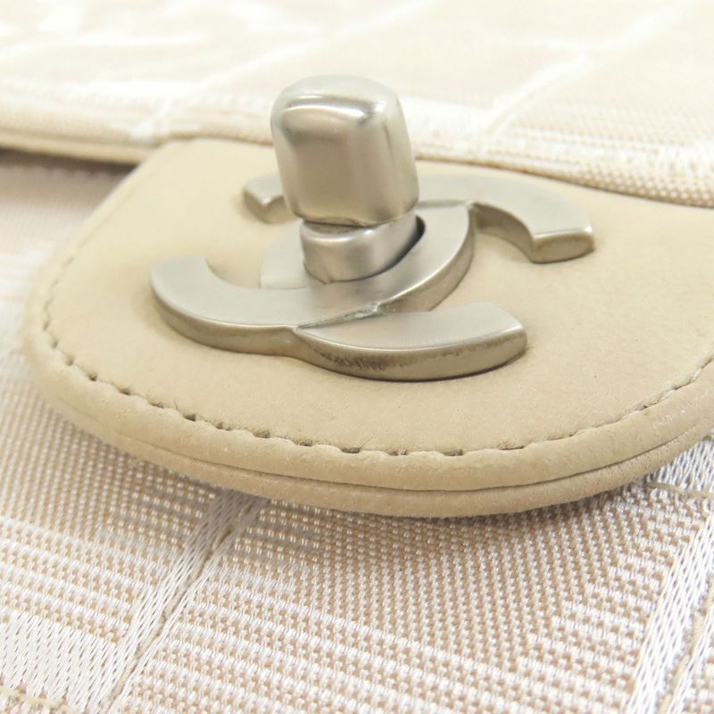 Chanel New Travel Line Shoulder Bag Canvas Women