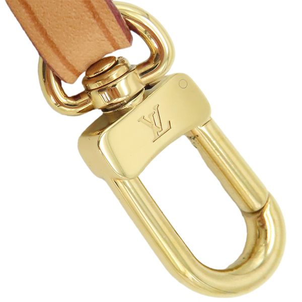 Louis Vuitton Shoulder Strap 35cm (13.78in) Nubuck Leather Beige Gold Hardware