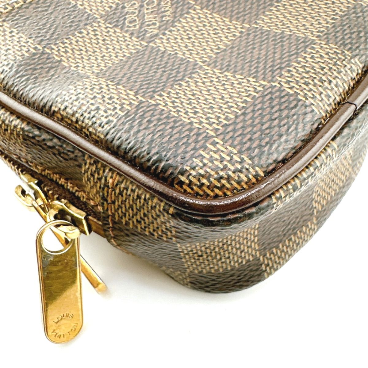 Louis Vuitton Damier Pouch Okapi GM Shoulder Bag Brown