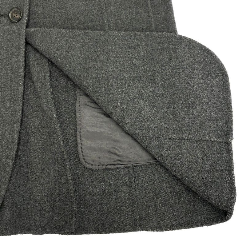 Prada 1990's Wool Stretch 4b Jacket Gray 38