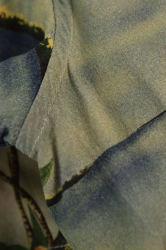 Celine 2c946862t Rayon Hawaiian Short Sleeve Shirt Men 38