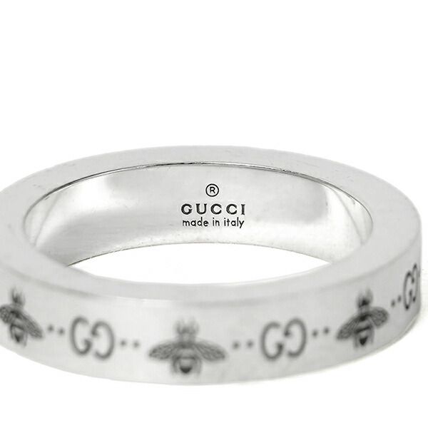 Gucci Ring GG & Bee Silver