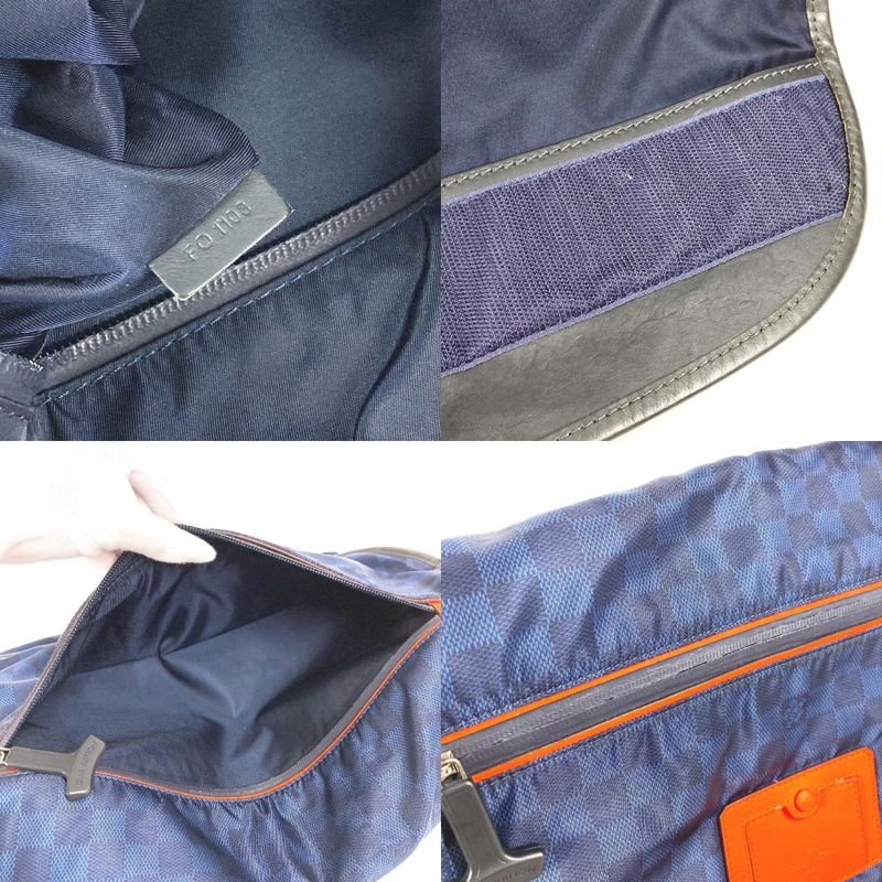 Louis Vuitton Shoulder Bag Challenge Messenger Bag N41240 Leather / Nylon Navy