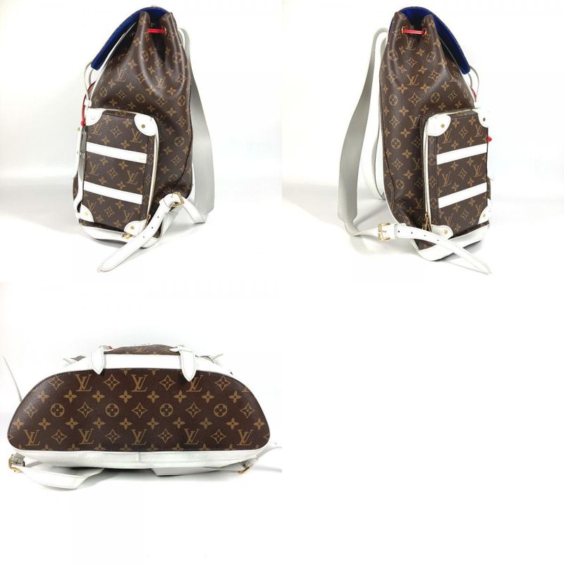 Louis Vuitton Backpack Sac Christopher Soft Trunk M45580 Monogram Canvas Brown