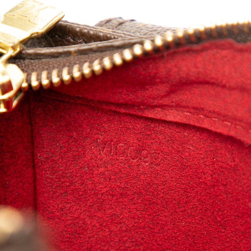Louis Vuitton Monogram Vivacite PM Crossbody Shoulder Bag M51165 Brown PVC