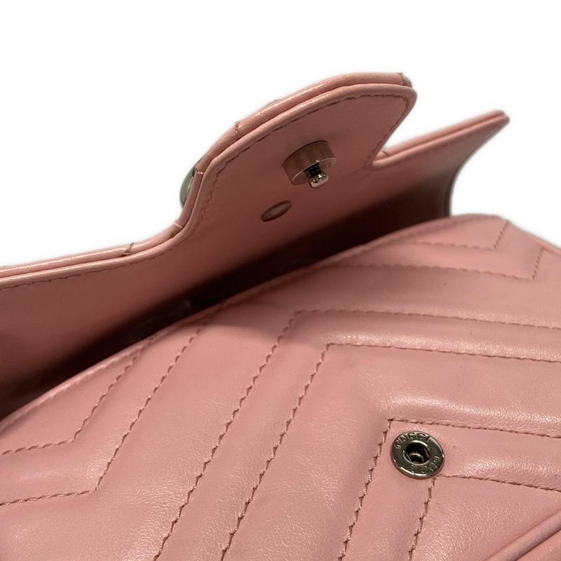 Gucci G Marmont Mini Shoulder Bag G Marmont Mini Shoulder Bag 476433 Pink Key