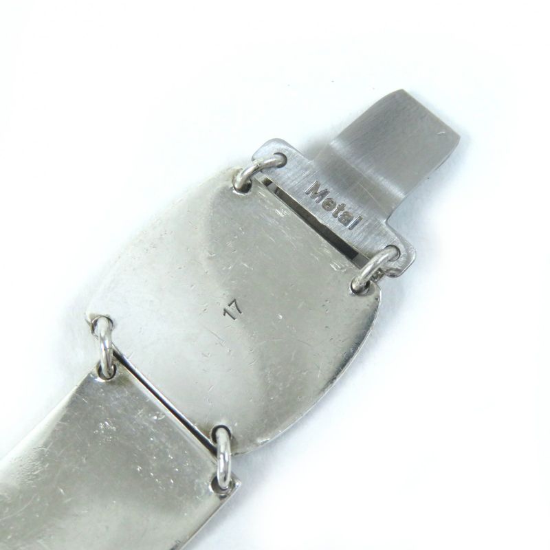 Gucci Arabesque Interlocking G Bracelet Accessory Ag925 Metal Silver 17 Made