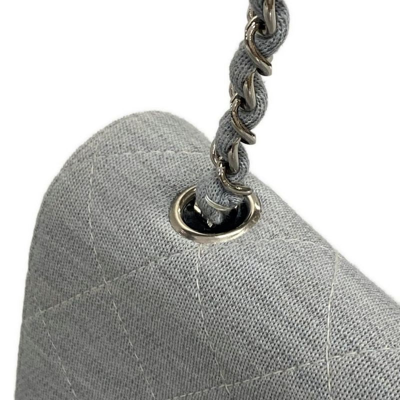 Chanel Shoulder Bag Single Flap Matelasse Light Blue Chain Shoulder/silver