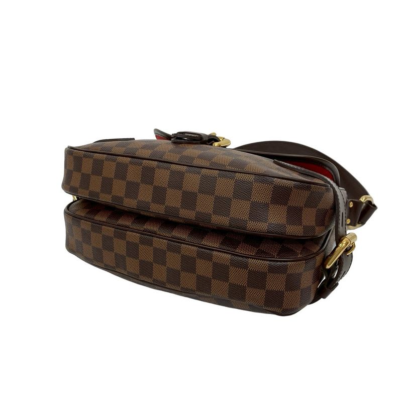 Louis Vuitton Highbury Damier Ebene Leather Semi-One Tote Bag