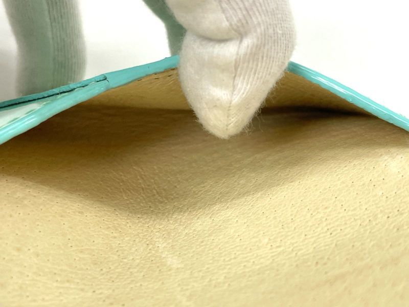 Tiffany & Co Patent Leather Card Case Business Card Holder Card Holder Tiffany