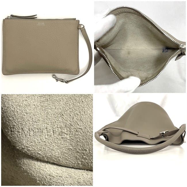 Celine Handbag Big Bag Bucket Beige 183353 Excellent Condition