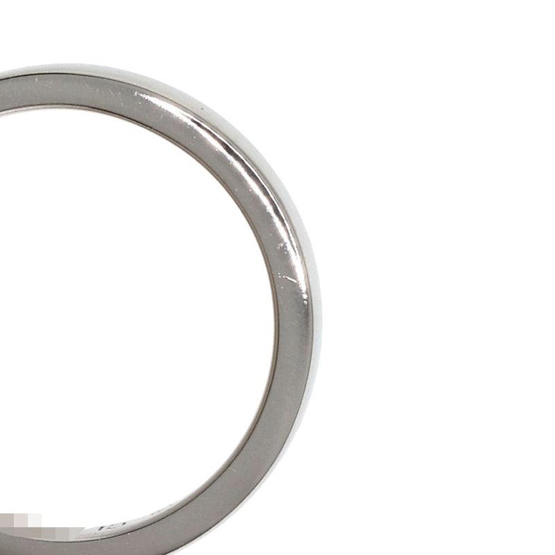 Cartier C De Cartier 1P Diamond #47 Ring Pt950 Ladies