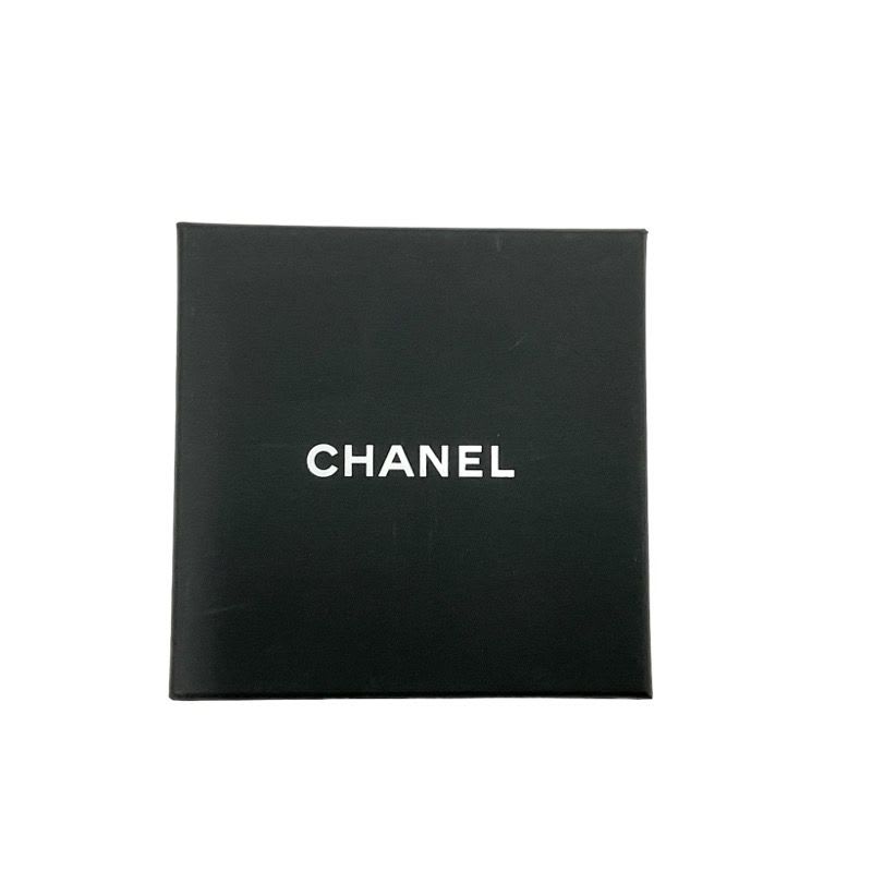 Chanel Earrings Gold Coco Mark Flower Rhinestone