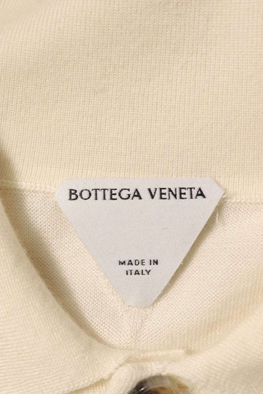 Bottega Veneta 25SS 812707 V4b70 Polo Knit Long Sleeve Cut And Sewn Men's M