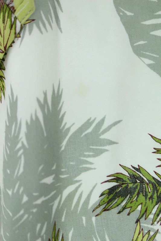 Celine 2c946341x Hawaiian Rayon Short Sleeve Shirt Men's 40