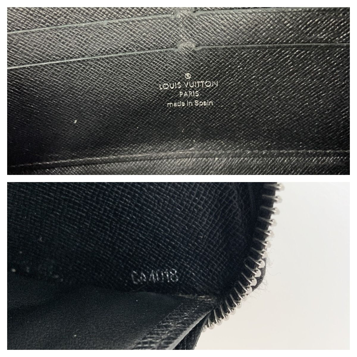 Louis Vuitton Epi Zippy Wallet Round Zipper Long Wallet M61857 Black