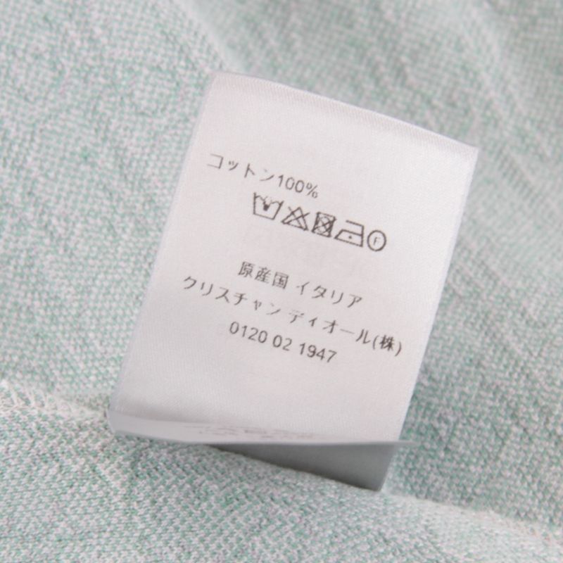 Christian Dior 023m550at099 Oblique Pattern Long Sleeve Shirt Cotton Men's