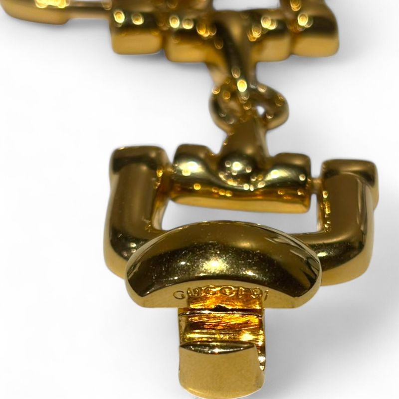 Gucci OLD Vintage Tom Ford Period Horsebit Bracelet Unisex Gold FREE
