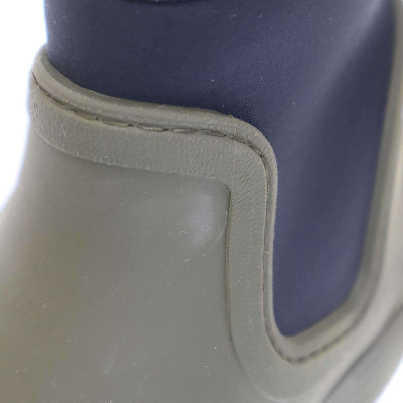 Celine 18ss Phoebe Period Side Gore Ankle Rain Boots Khaki 35