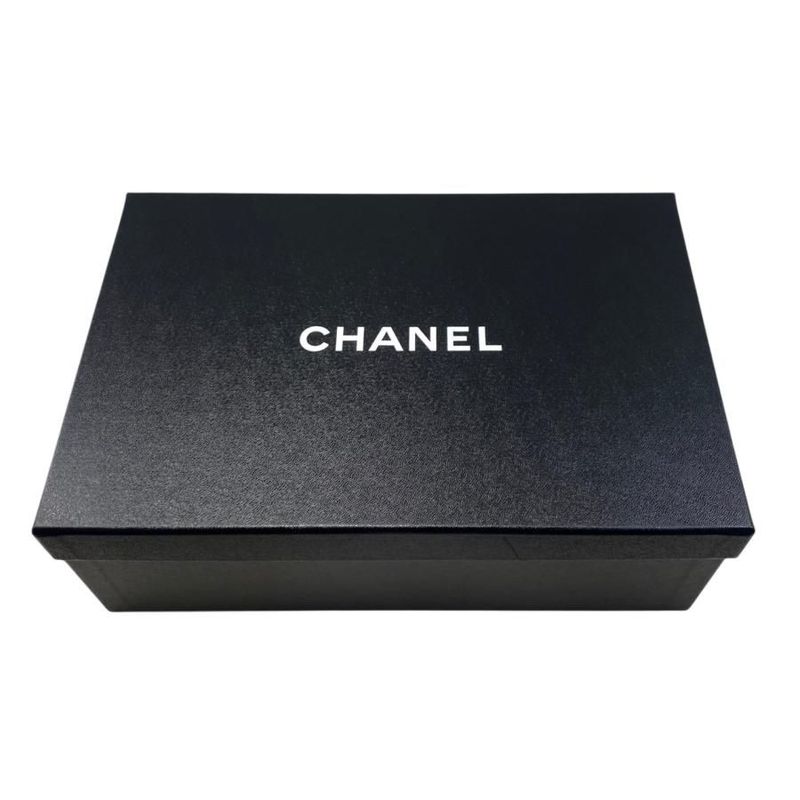 Chanel Loafers Fringe Moccasins G45405 B15187 Nt864 36 Size Calfskin Coco Mark