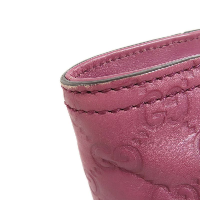 Gucci 353119 GG Signature Cima Handbag Leather Women