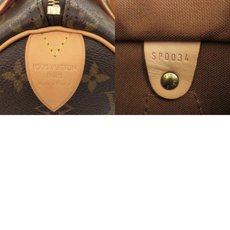 Louis Vuitton Speedy 25 Monogram M41528 Brown Handbag LV 1117 Louis Vuitton