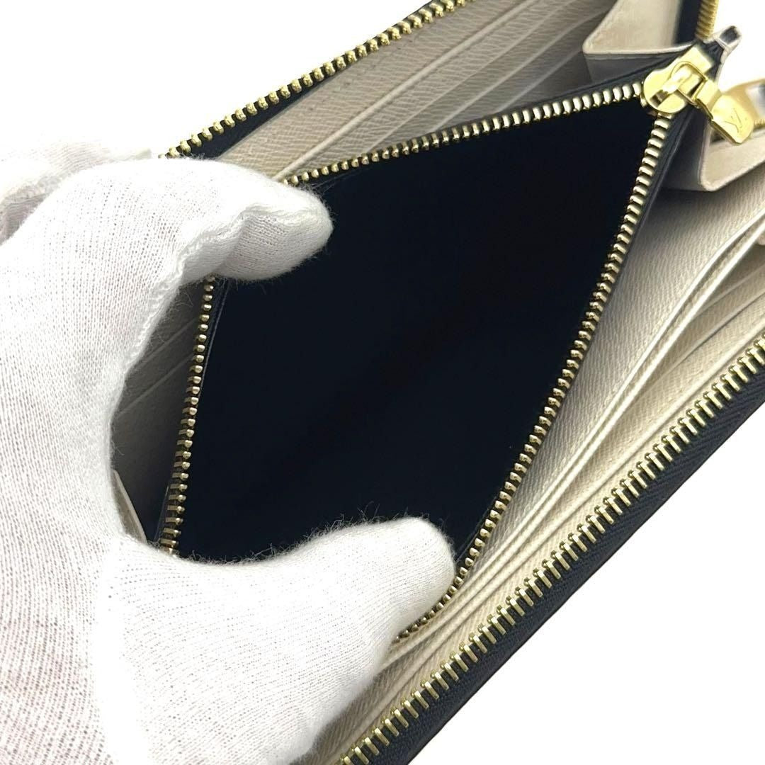 Louis Vuitton Monogram Giant Jungle Go Wild Zippy Wallet White Ivory Brown