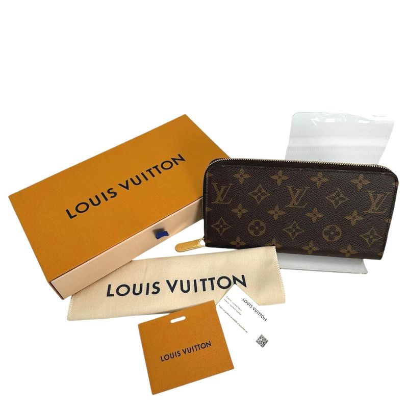 Louis Vuitton M42616 Monogram Round Zipper Zippy Wallet Long Wallet Louis