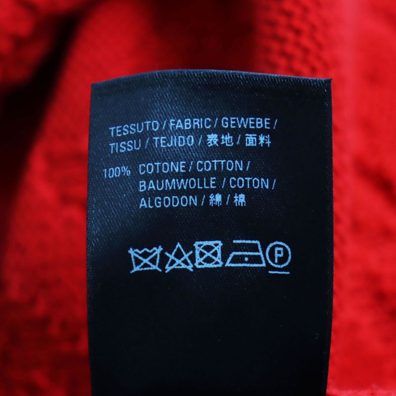 2020 Balenciaga 599886 All Over Logo Oversized Pullover Knit/sweater Red XS